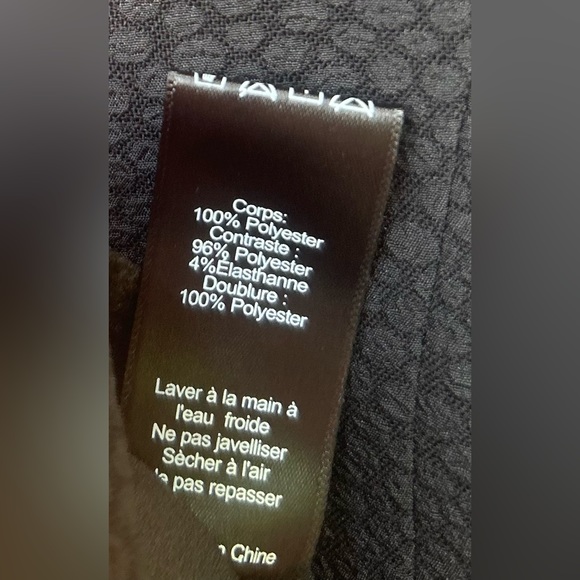 *VINTAGE* LUSH black romper … wrap mini skort size small - Picture 16 of 16